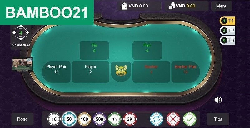 Game RCB Baccarat tại Bamboo21